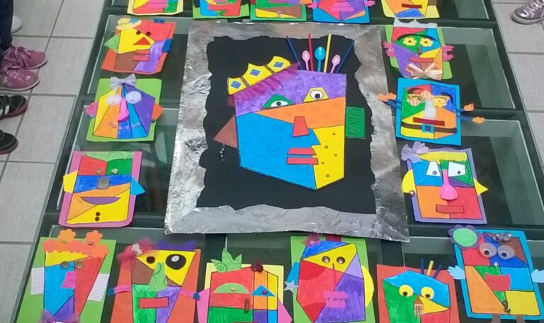 PICASSO-VOLTI- CUBISMO CREAIMO USANDO LE CINFRUSAGLIE