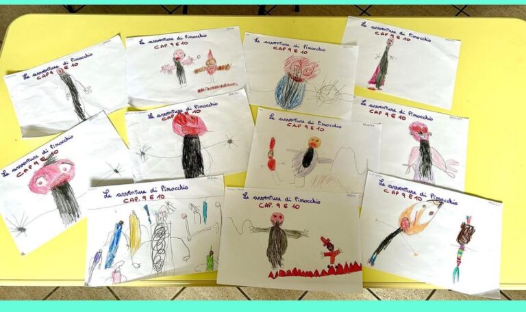 LETTURA LE AVVENTURE DI PINOCCHIO DISEGNIAMO MANGIAFUCO